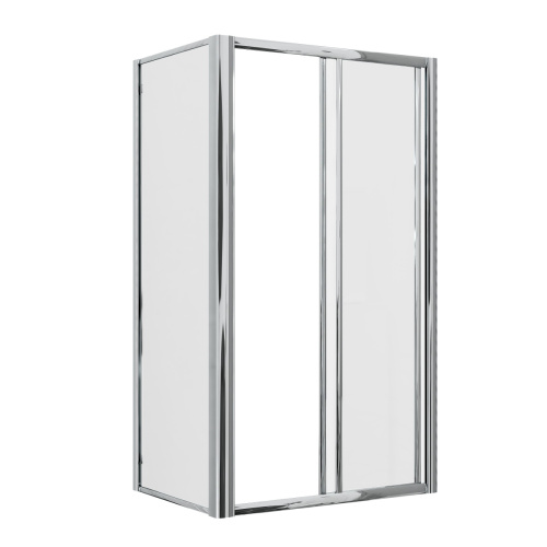 Душевой уголок Grossman Alba GR-1080Al 100х80 стекло прозрачное профиль хром без поддона